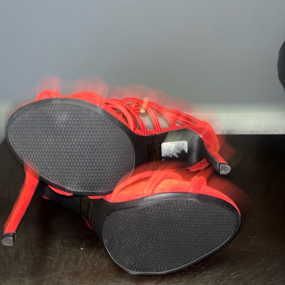 Bebe. Size 6. Red w faux diamonds. - Picture 5 of 5